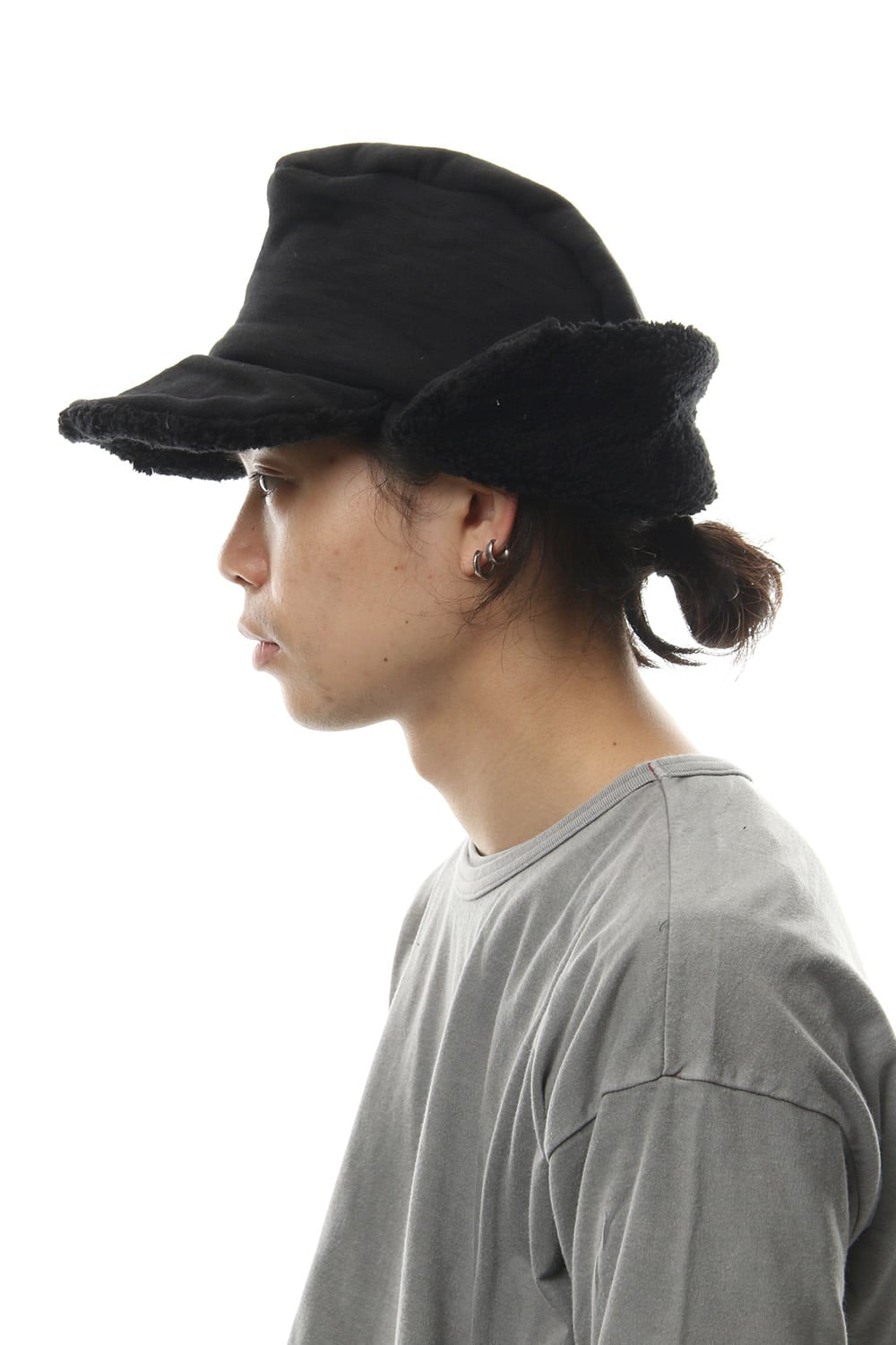 Reinhard Plank Cut Pile Bore Cap Hat Black