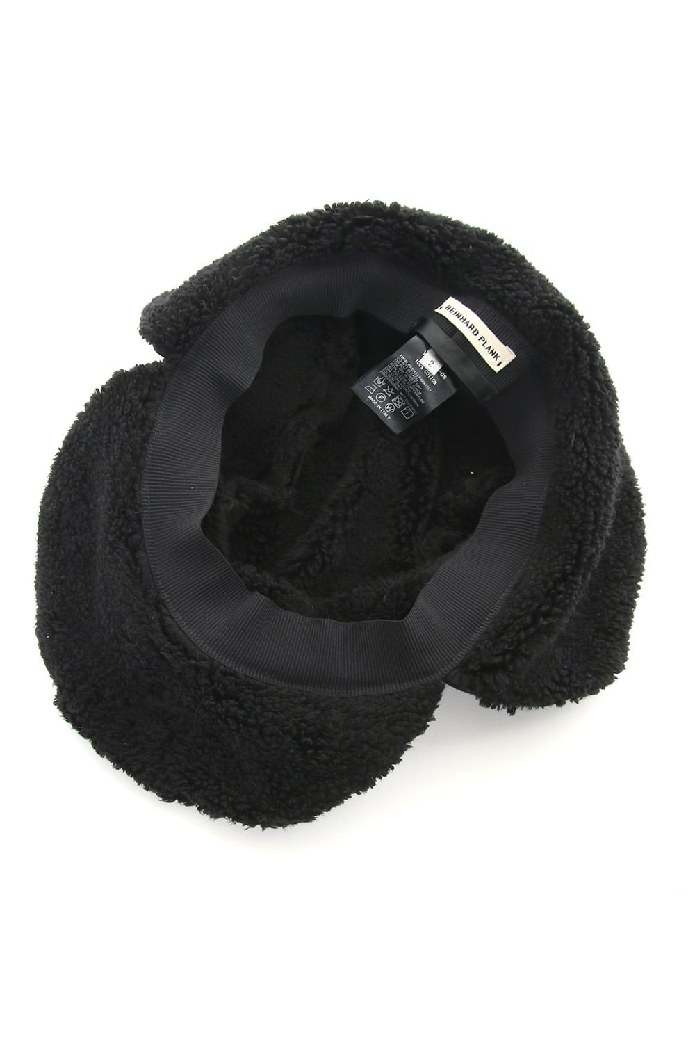 Reinhard Plank Cut Pile Bore Cap Hat Black