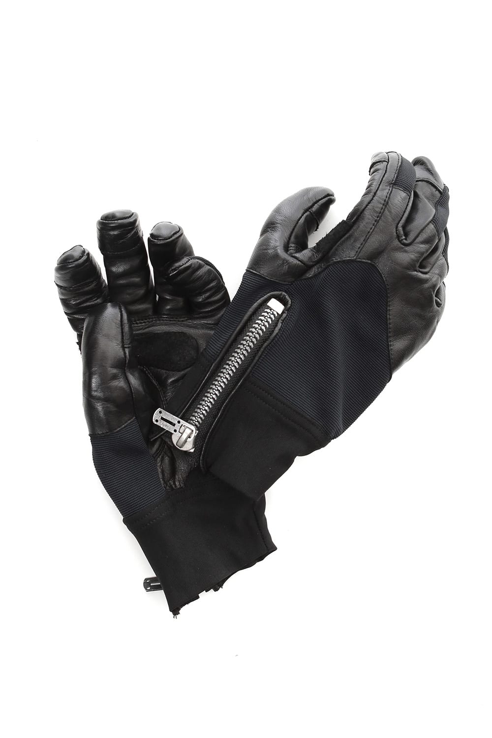 Horse Leather Zip Riding Gloves