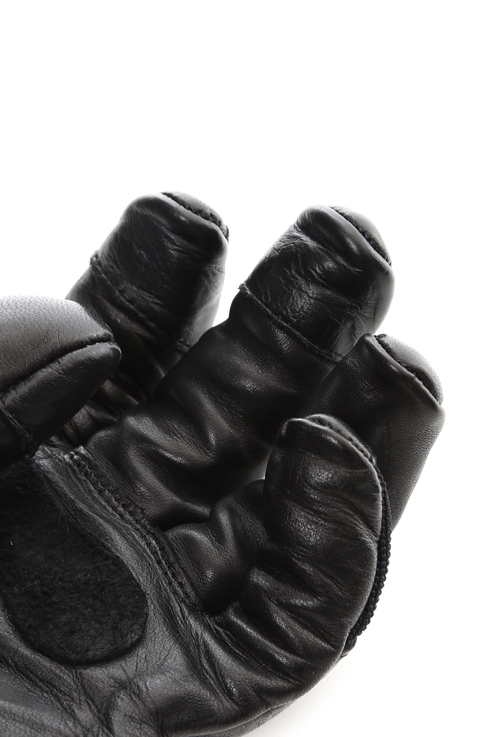 Horse Leather Zip Riding Gloves