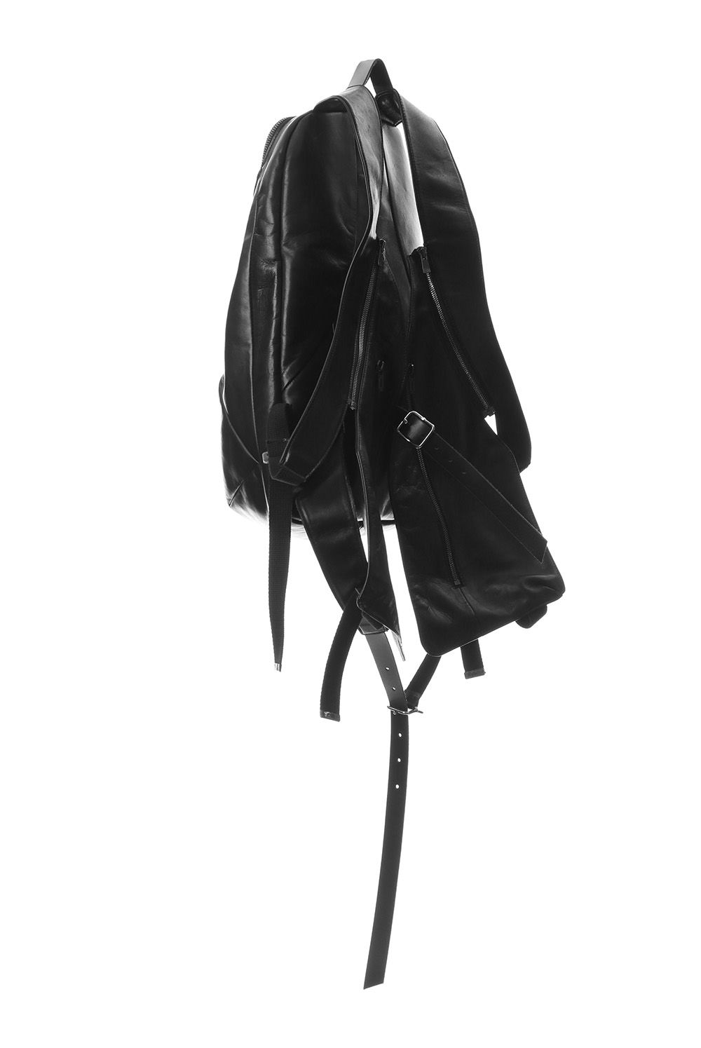 Horse Leather Vest Attached Back Pack