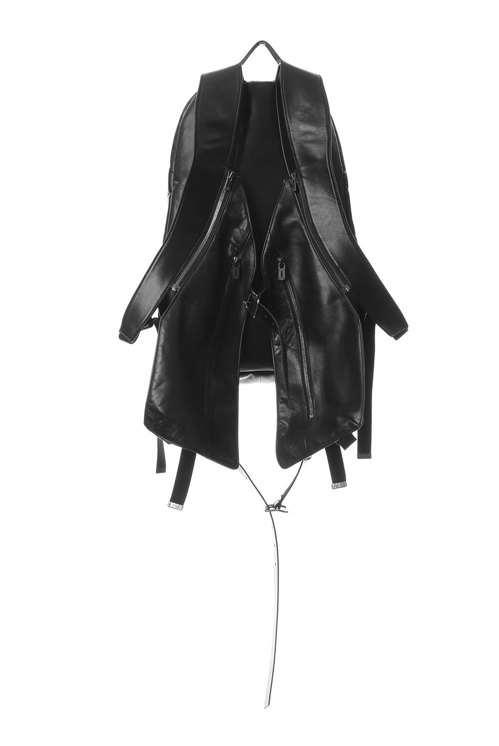 Horse Leather Vest Attached Back Pack