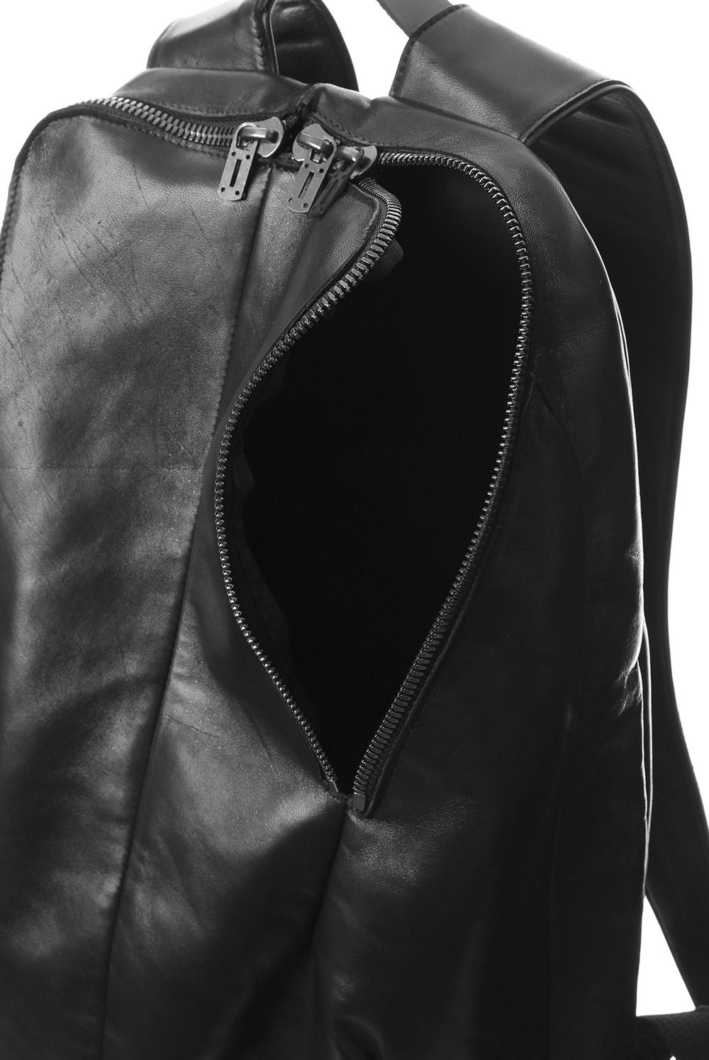 Horse Leather Vest Attached Back Pack
