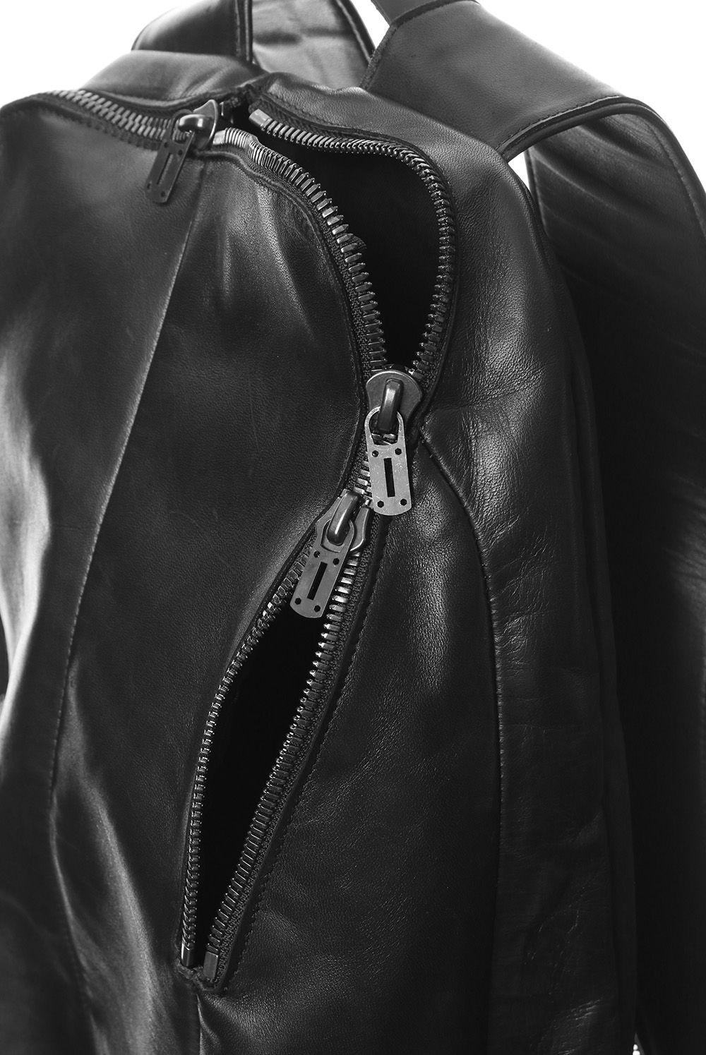 Horse Leather Vest Attached Back Pack