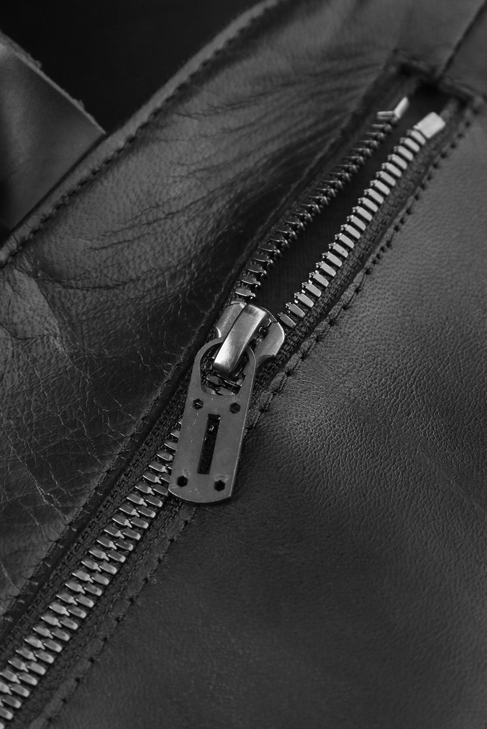 Horse Leather Vest Attached Back Pack