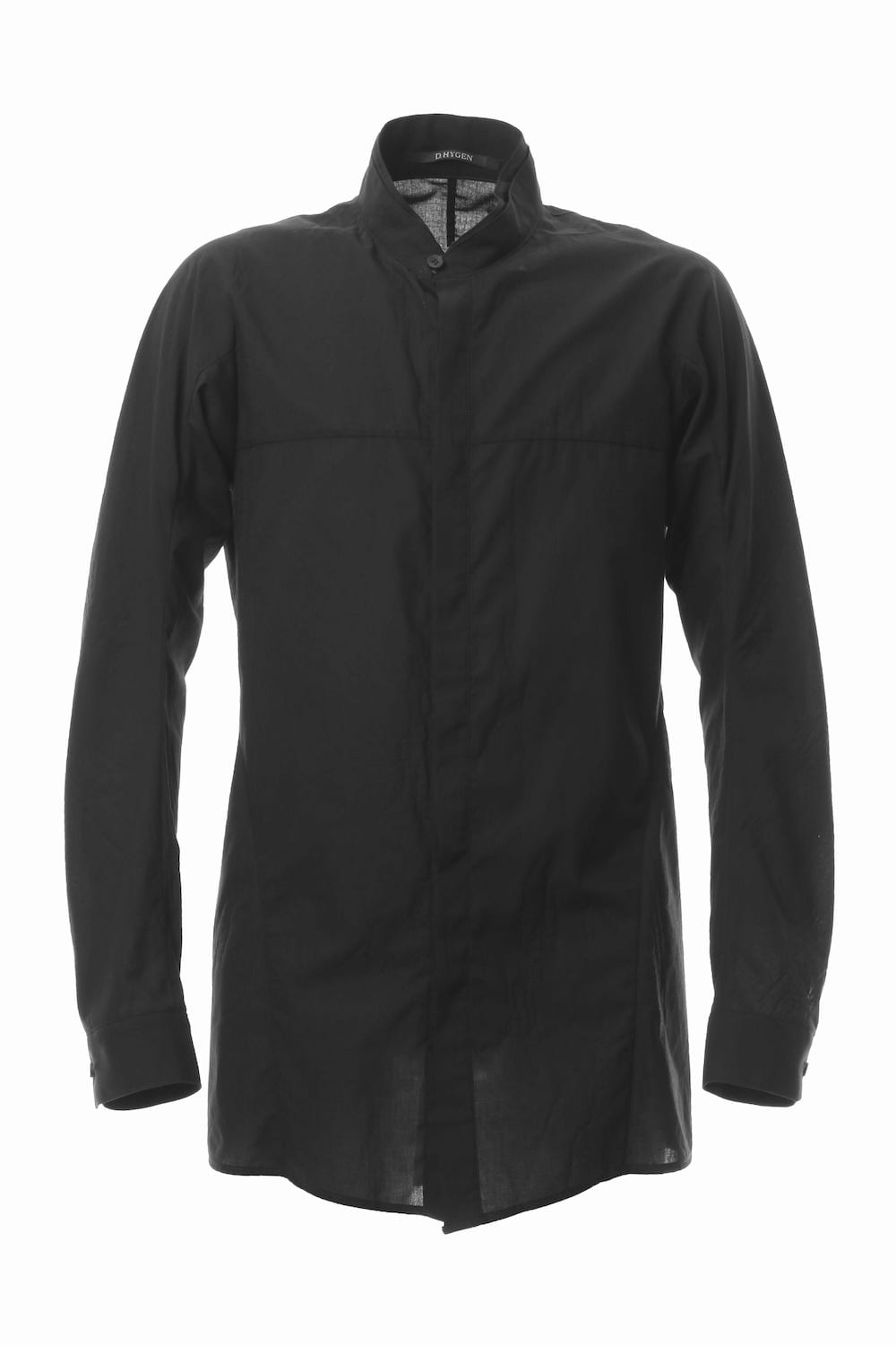 Charcoal Texture Emboss Broadcloth Long Shirt