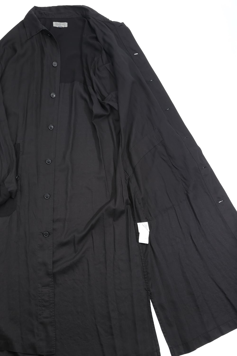 Rayon Tencel Switching Long Blouse