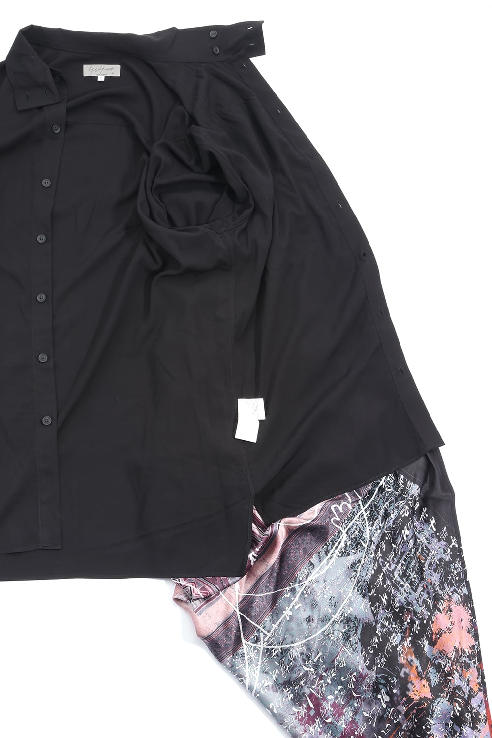 K-Stand Drape Blouse