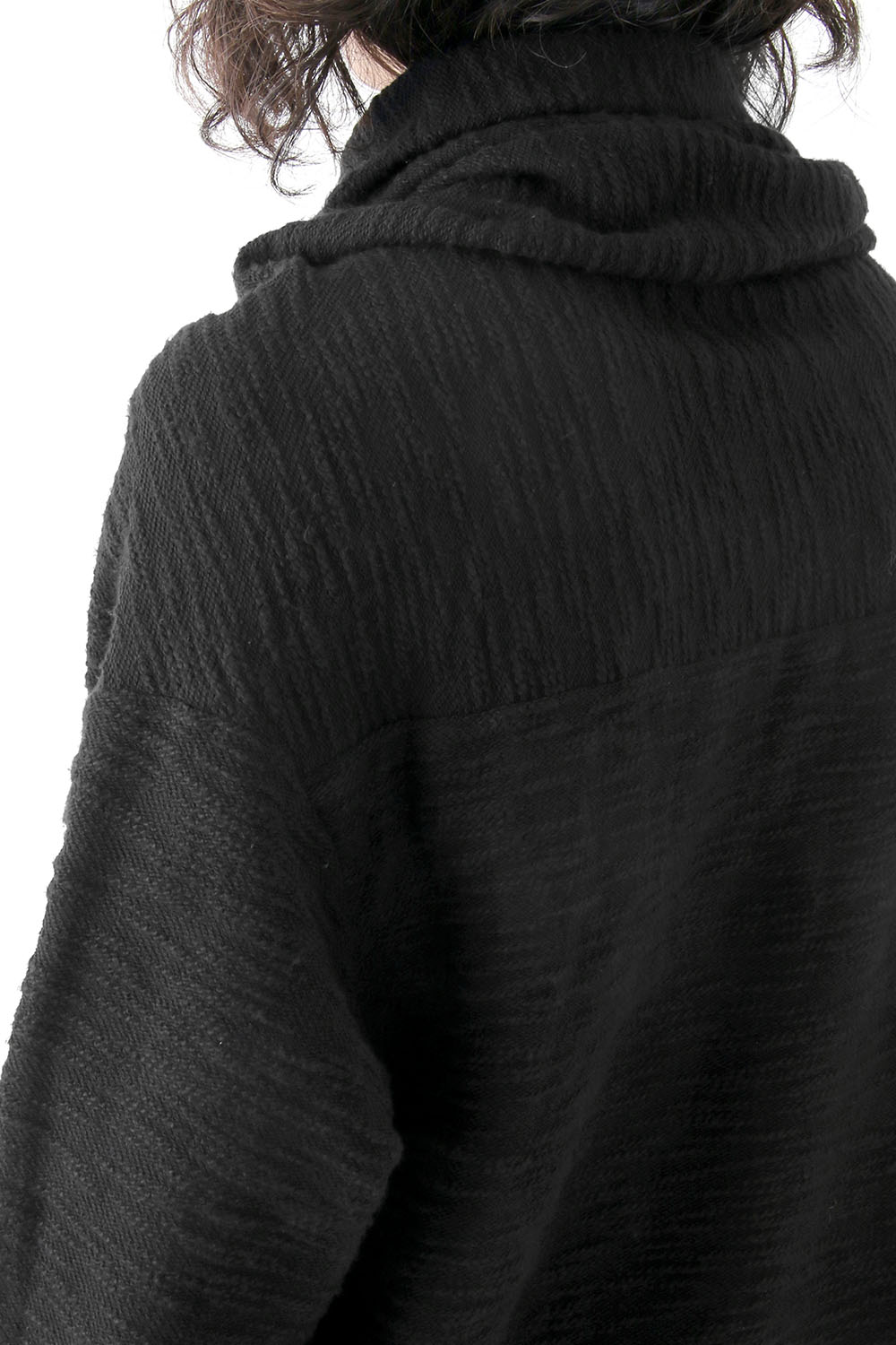 TWISTED COWL NECK CUT & SEWN