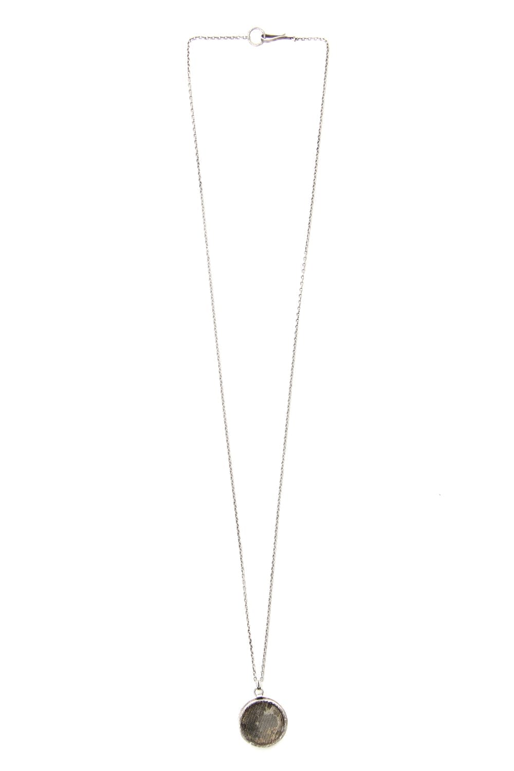 Circle bezel necklace  io-03-076