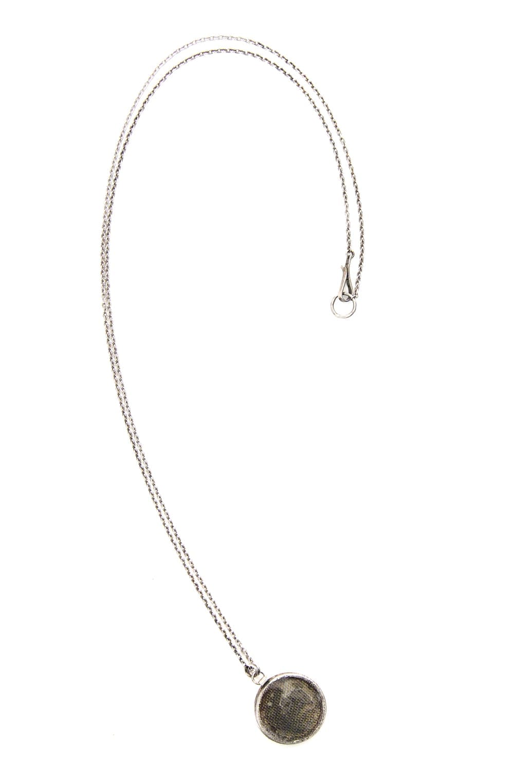 Circle bezel necklace  io-03-076