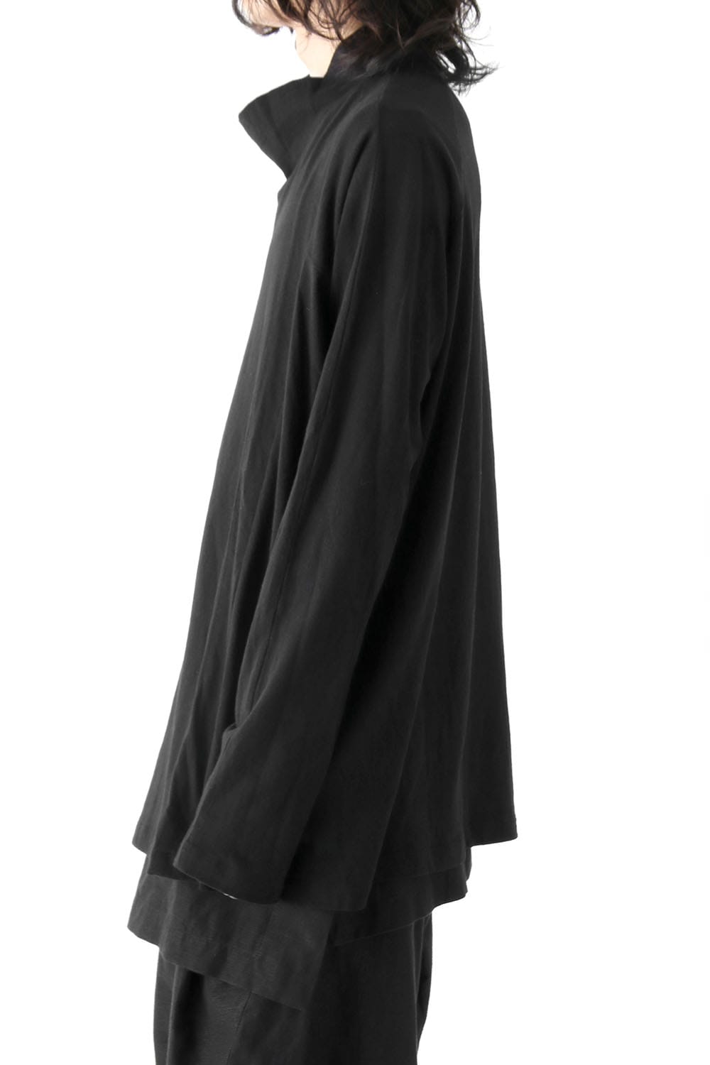 HIGH NECK SEAMED CUT & SEWN