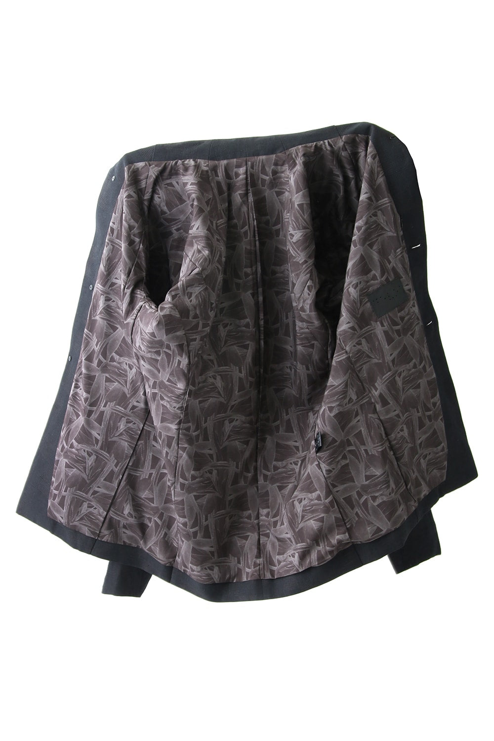 Jacket Cotton Linen Check Blue Black