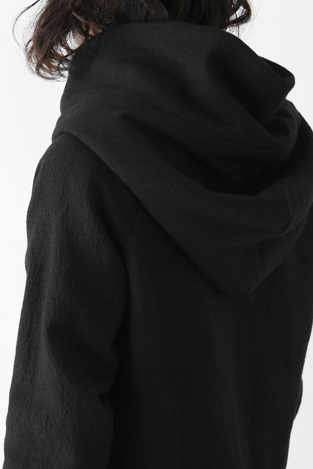 GEOMETRIC HOODED JACKET