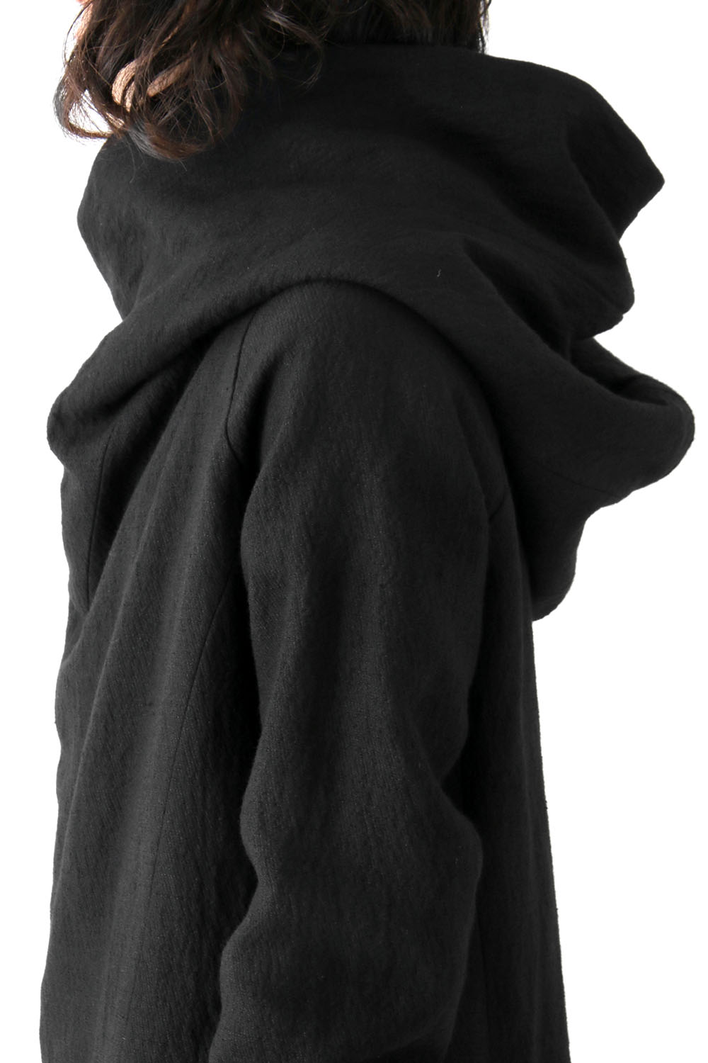 GEOMETRIC HOODED JACKET