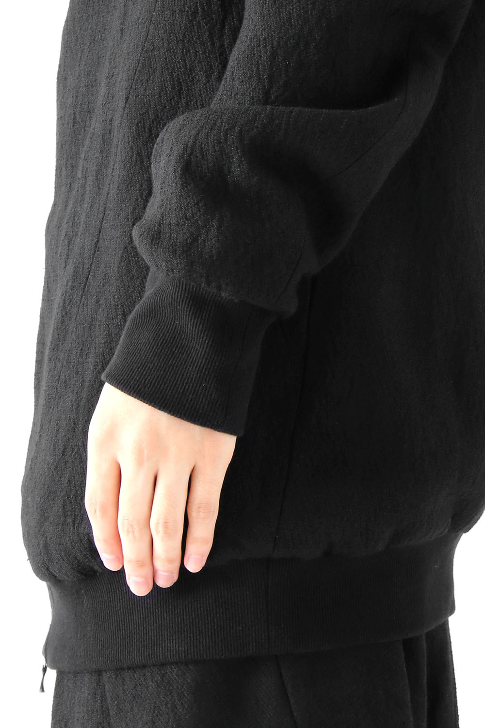 GEOMETRIC HOODED JACKET