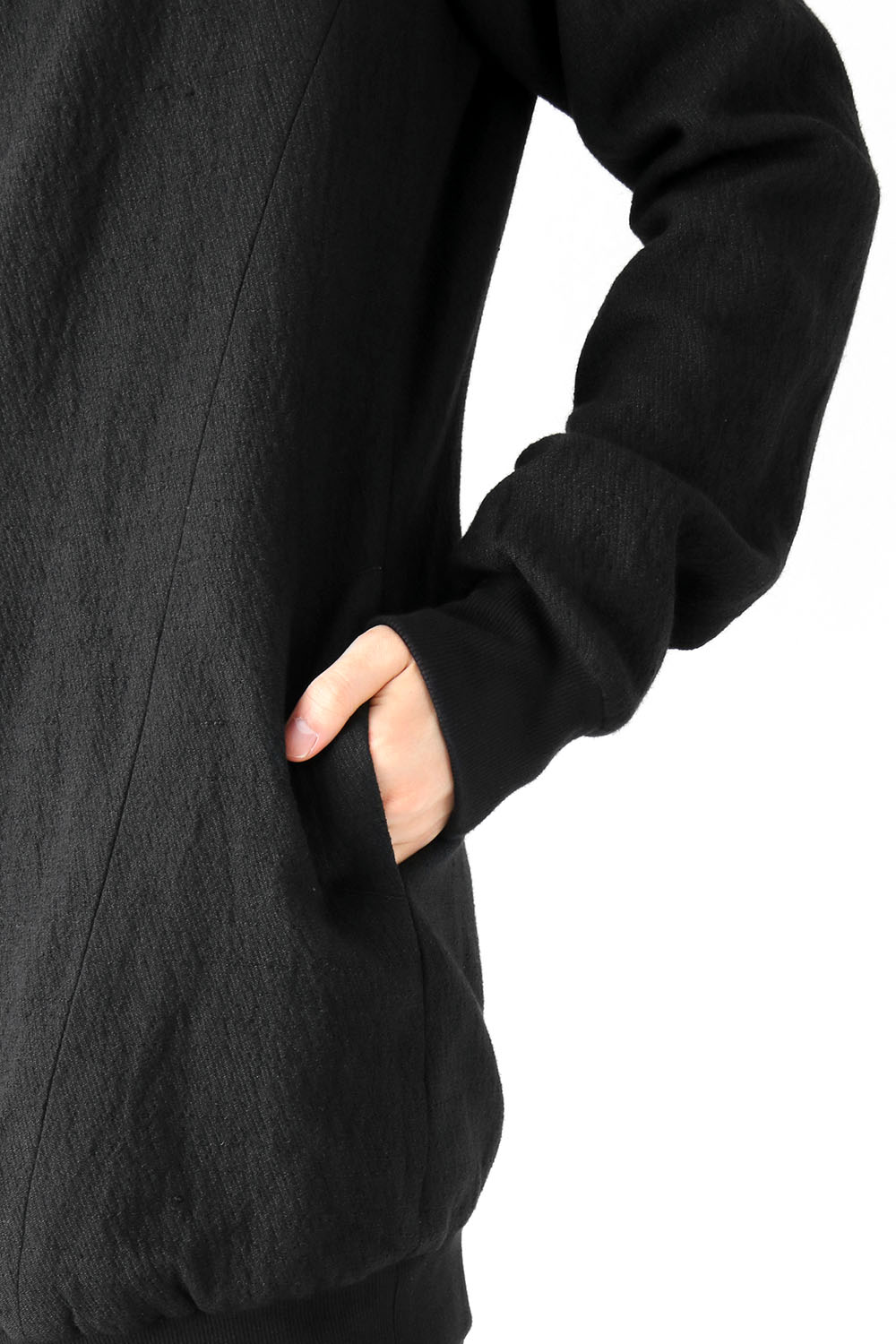 GEOMETRIC HOODED JACKET