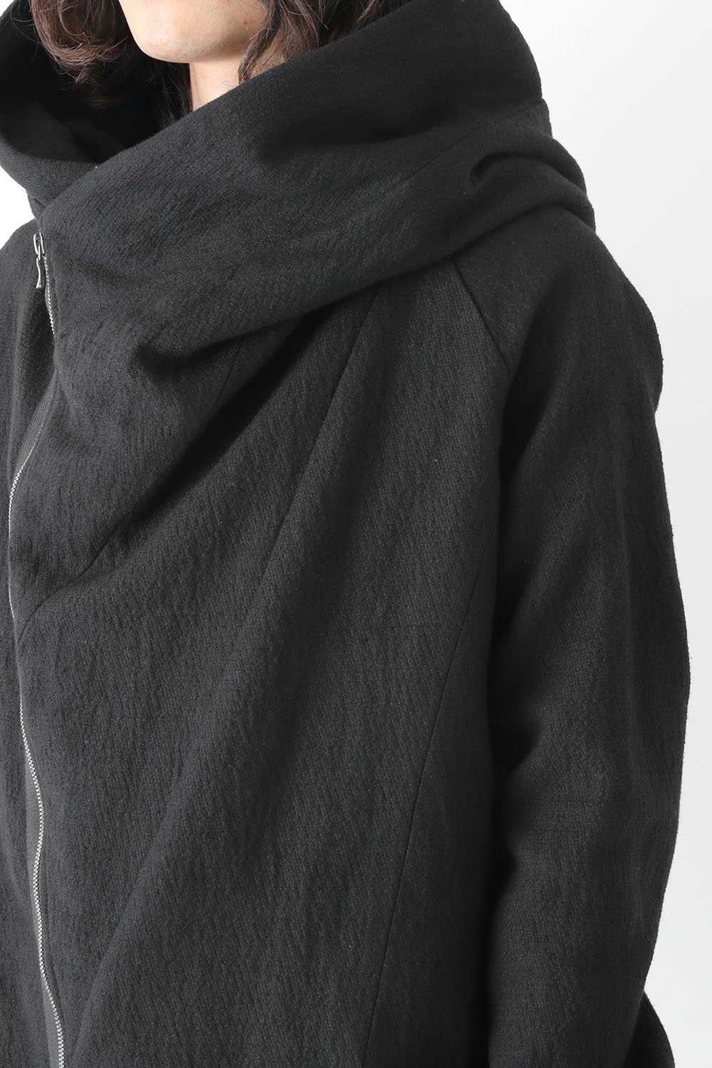 GEOMETRIC HOODED JACKET