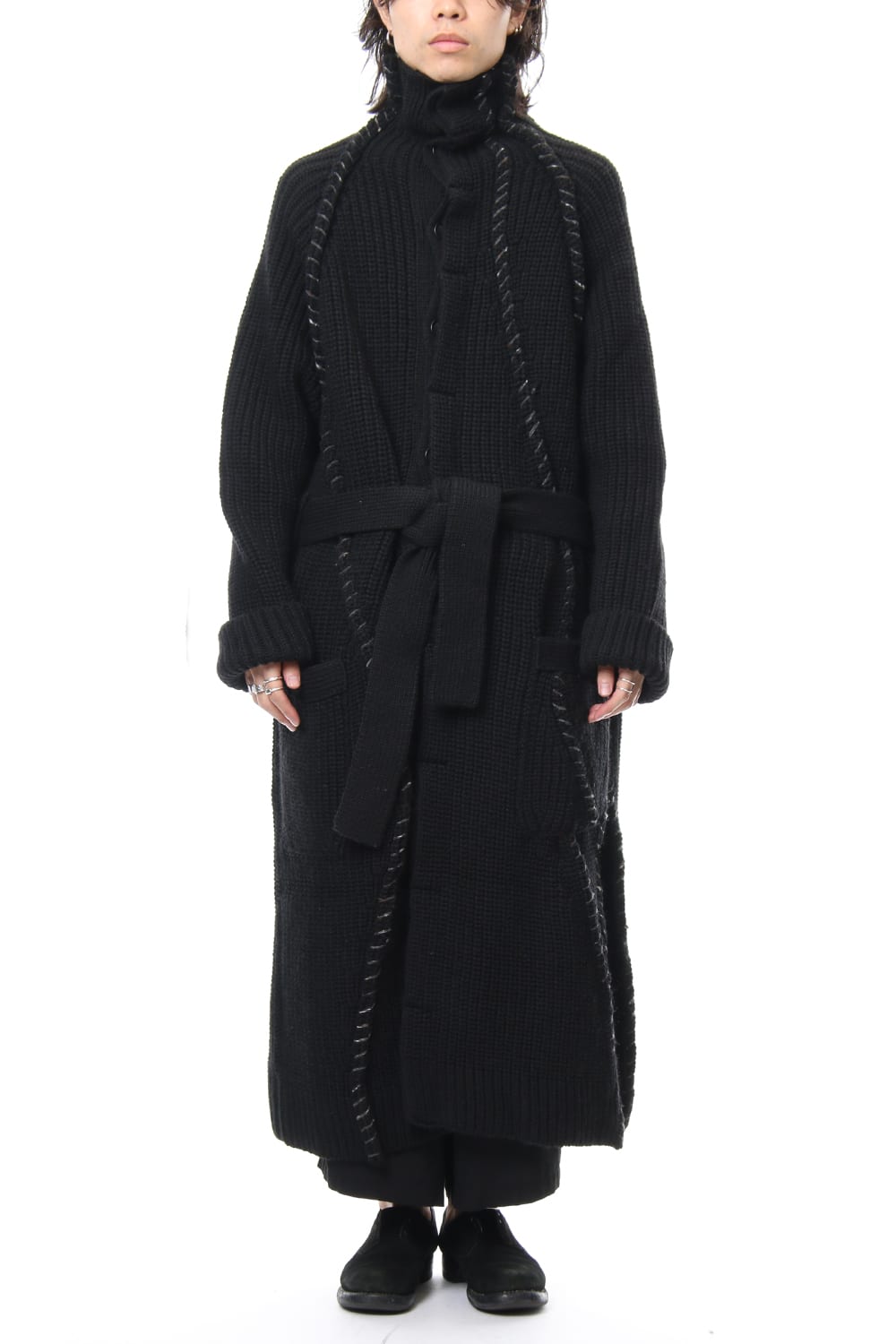 Embroidery Switching Coat