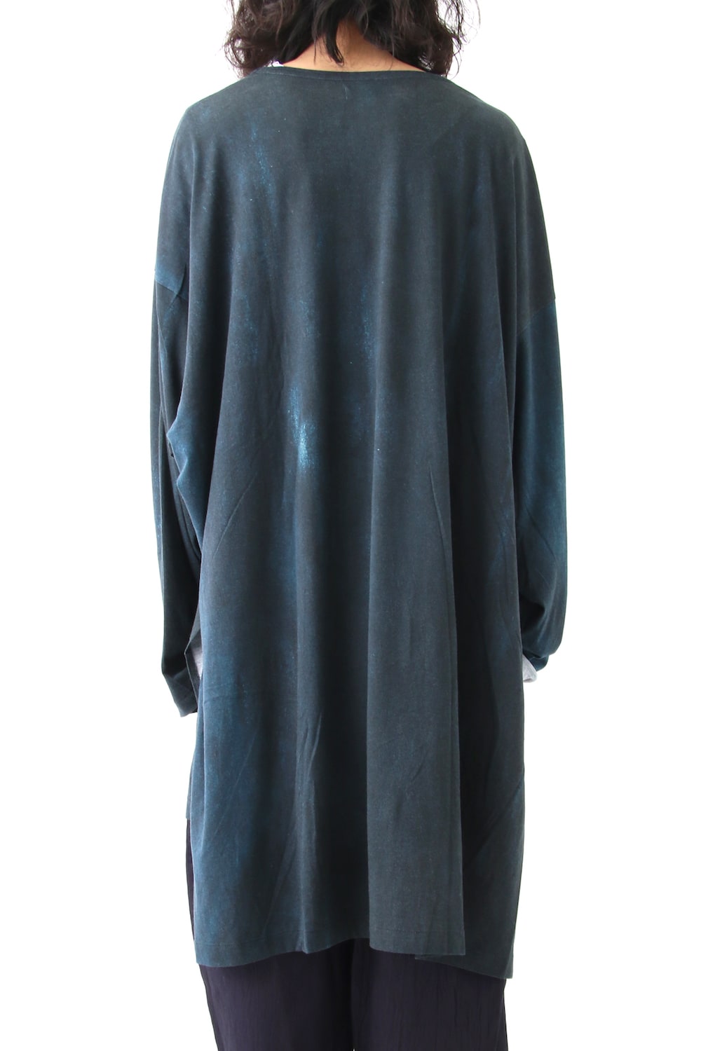 Print Oversized Round Neck Long Sleeve (Kagero)