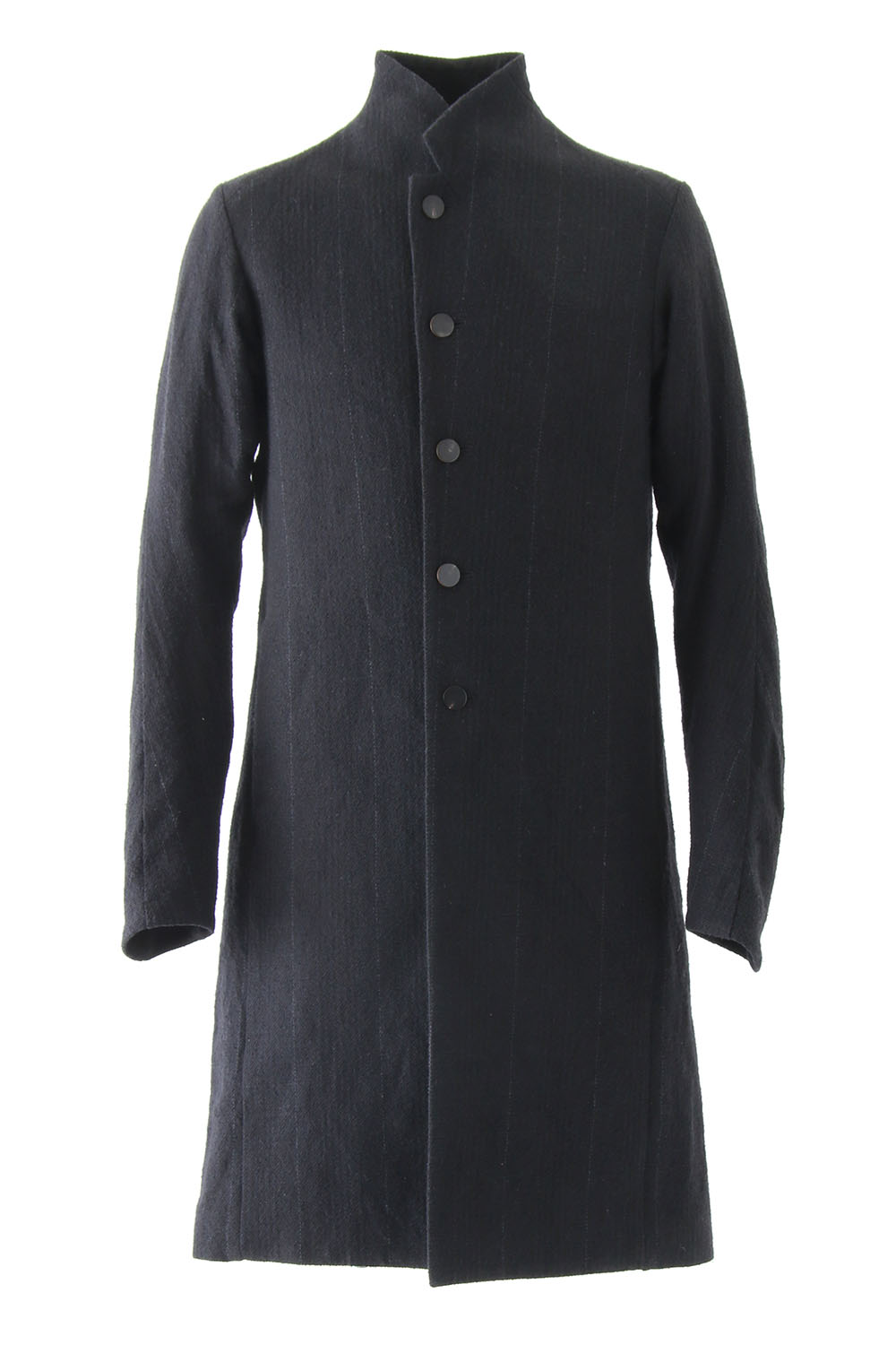 Coat Silk Linen Wool Stripe