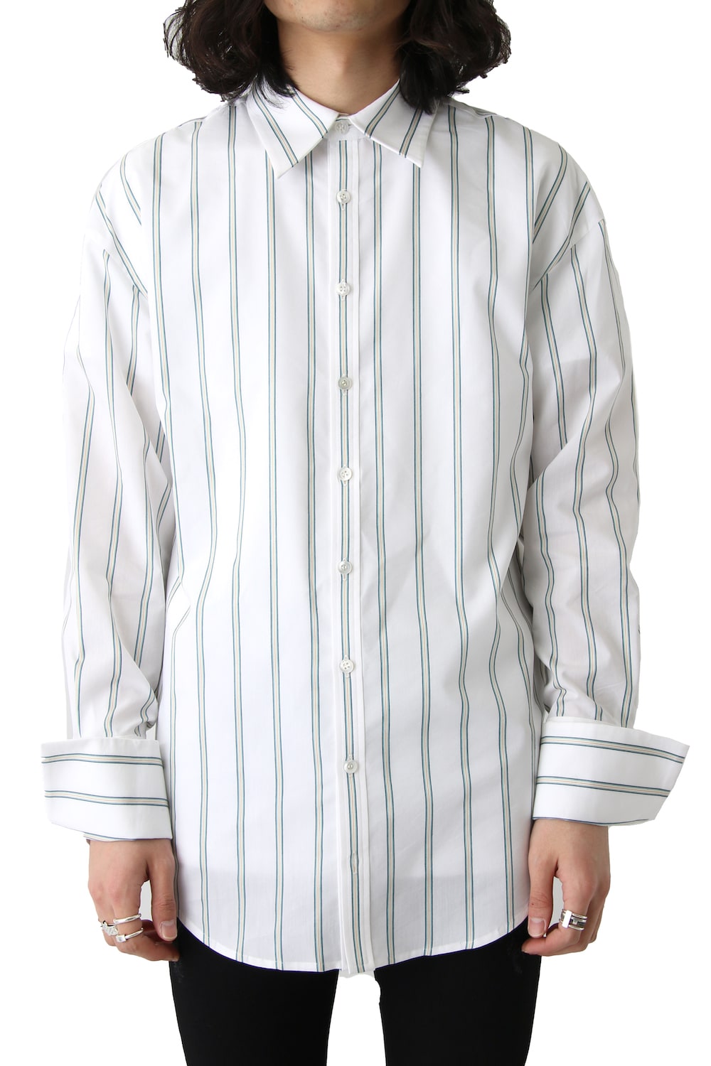 LINE STRIPE LOOSE SHIRTS