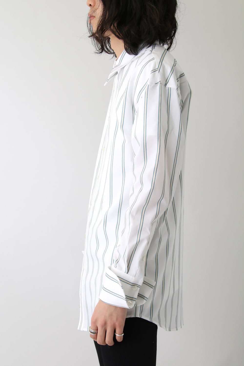 LINE STRIPE LOOSE SHIRTS