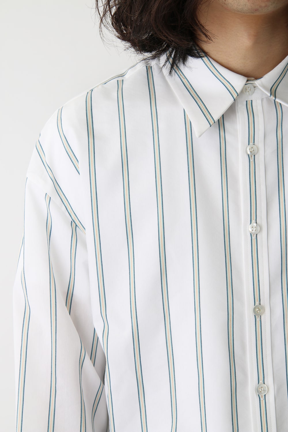 LINE STRIPE LOOSE SHIRTS