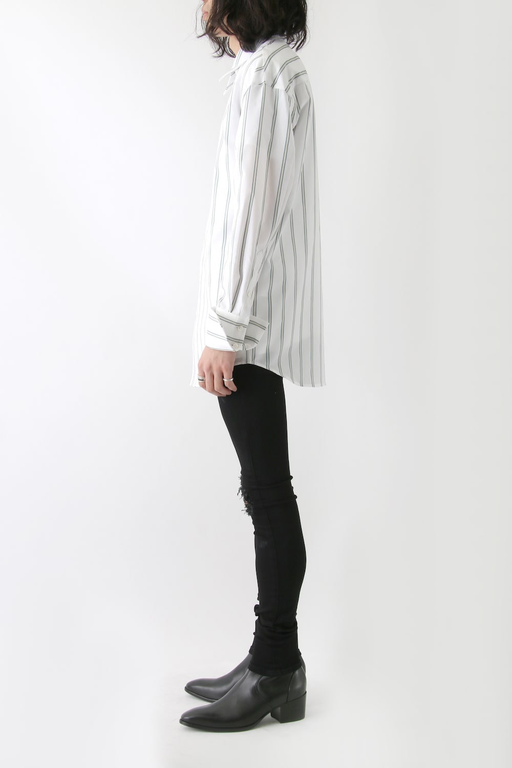 LINE STRIPE LOOSE SHIRTS