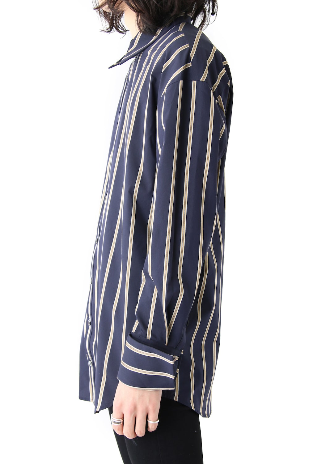 LINE STRIPE LOOSE SHIRTS