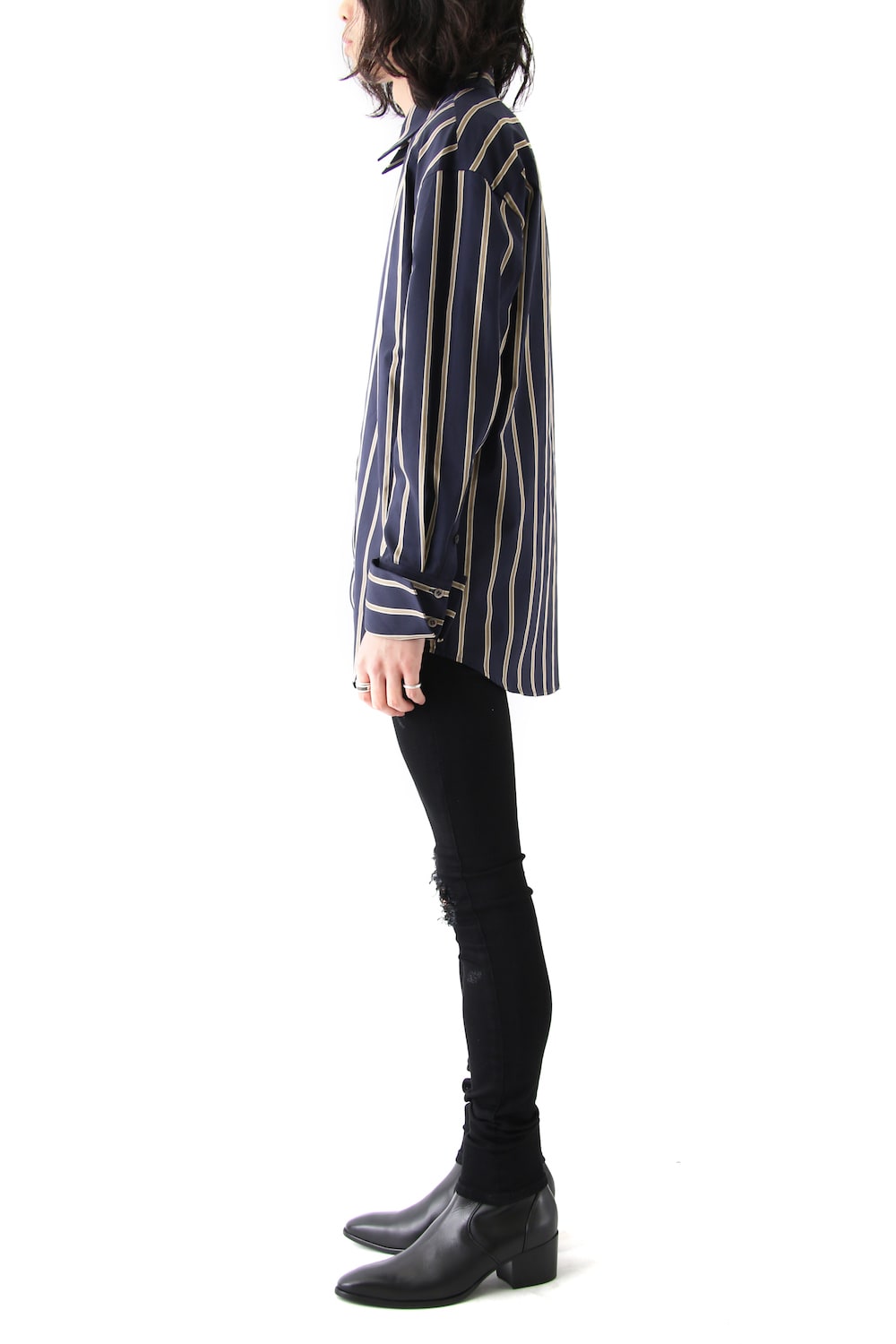 LINE STRIPE LOOSE SHIRTS