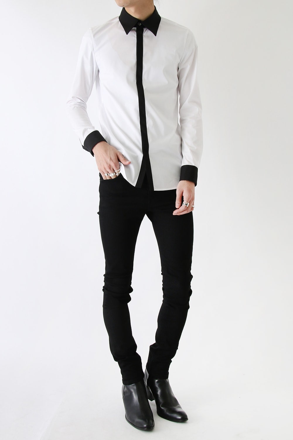 T/C STRETCH BROAD SHIRT