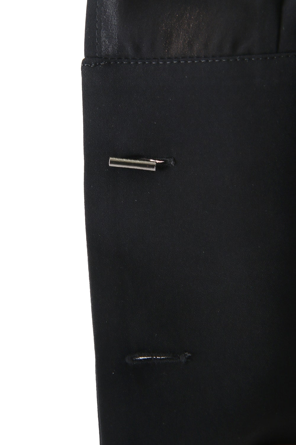 LAMBERT CREPE DE CHINE BOW COLLAR SHIRT (BLACK)