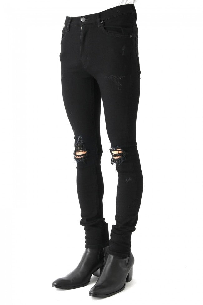 LIMITED EX FIT CRASH DENIM