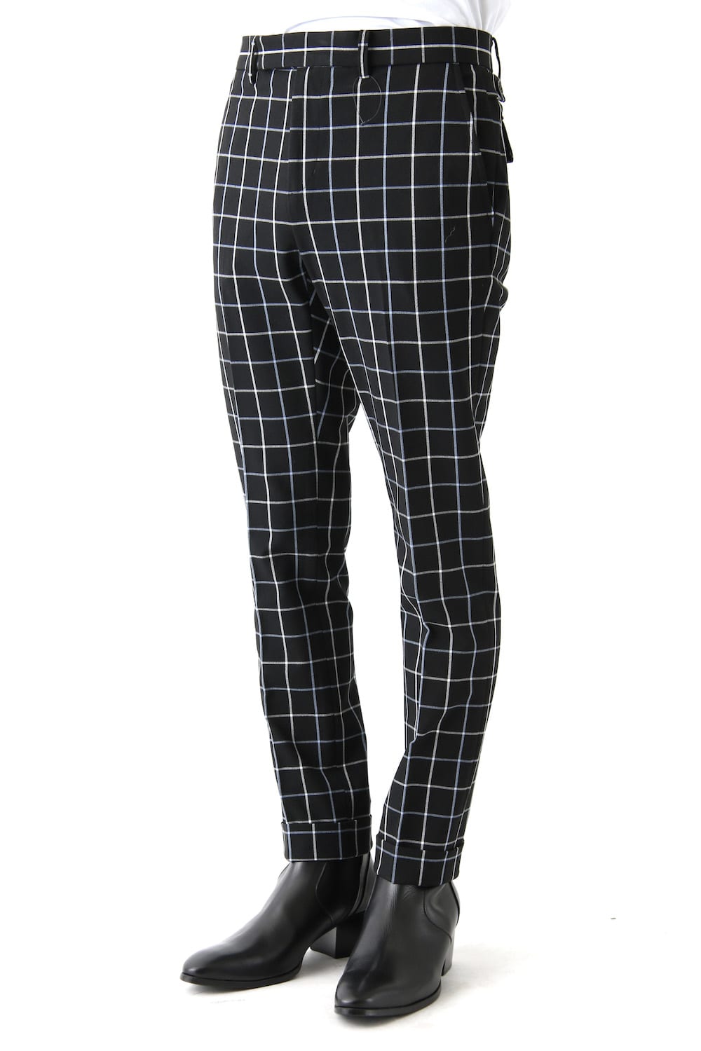 Tattersall Check Stretch Slacks