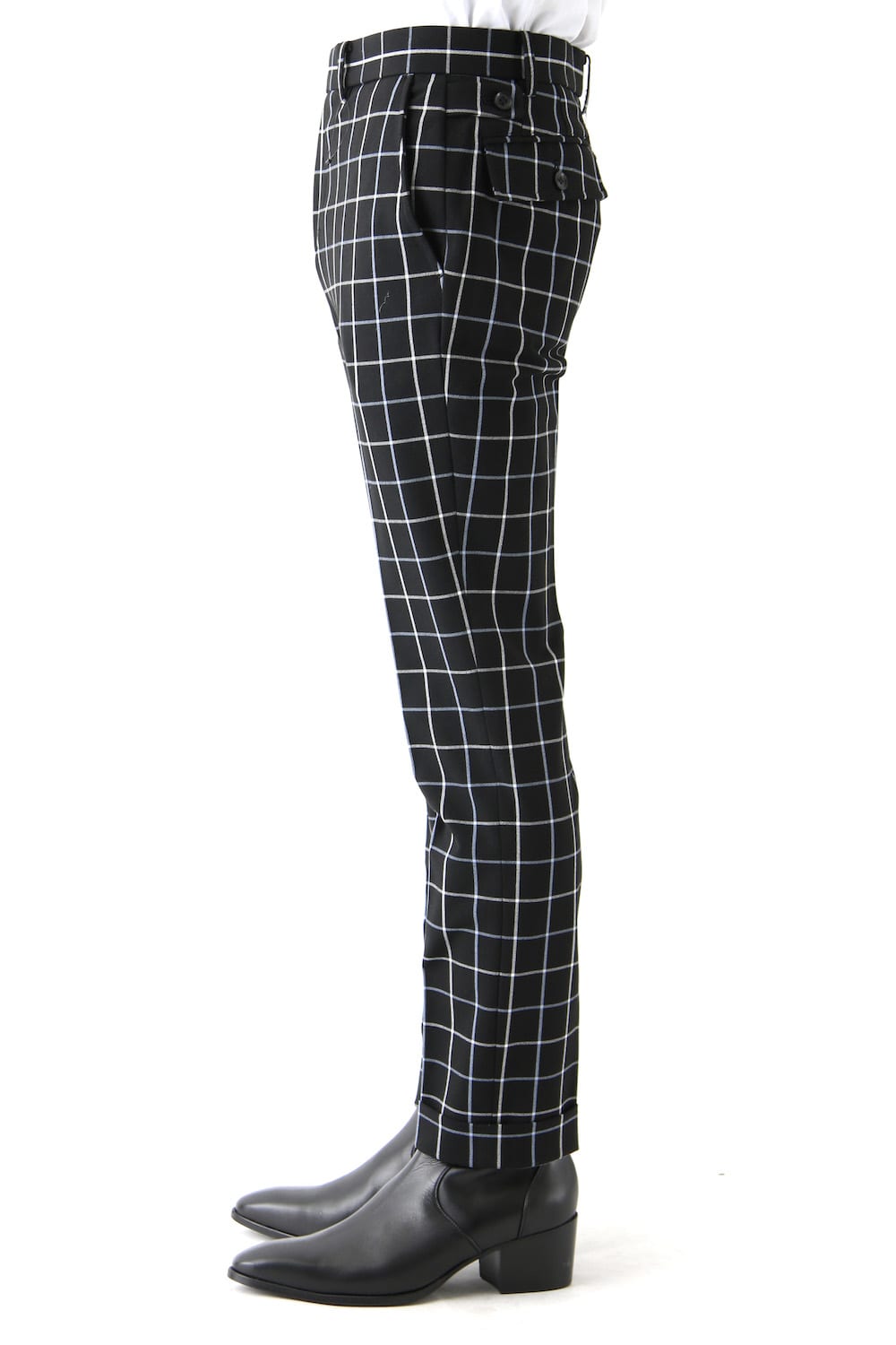 Tattersall Check Stretch Slacks