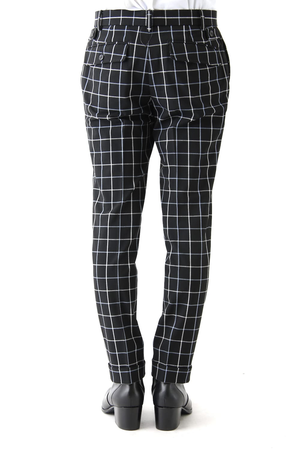 Tattersall Check Stretch Slacks