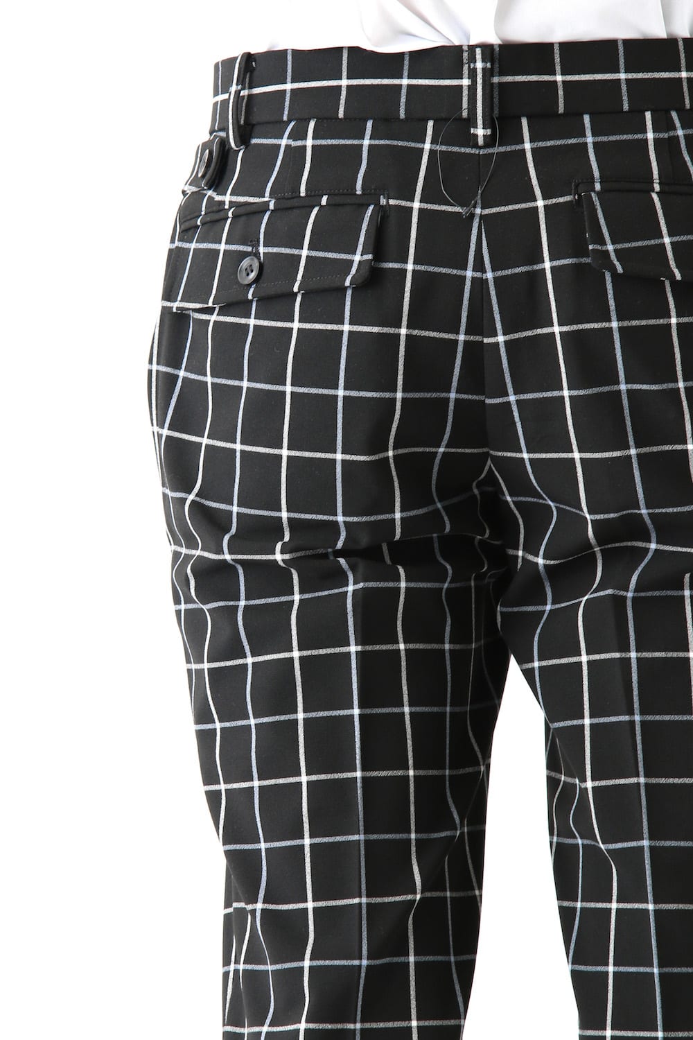 Tattersall Check Stretch Slacks