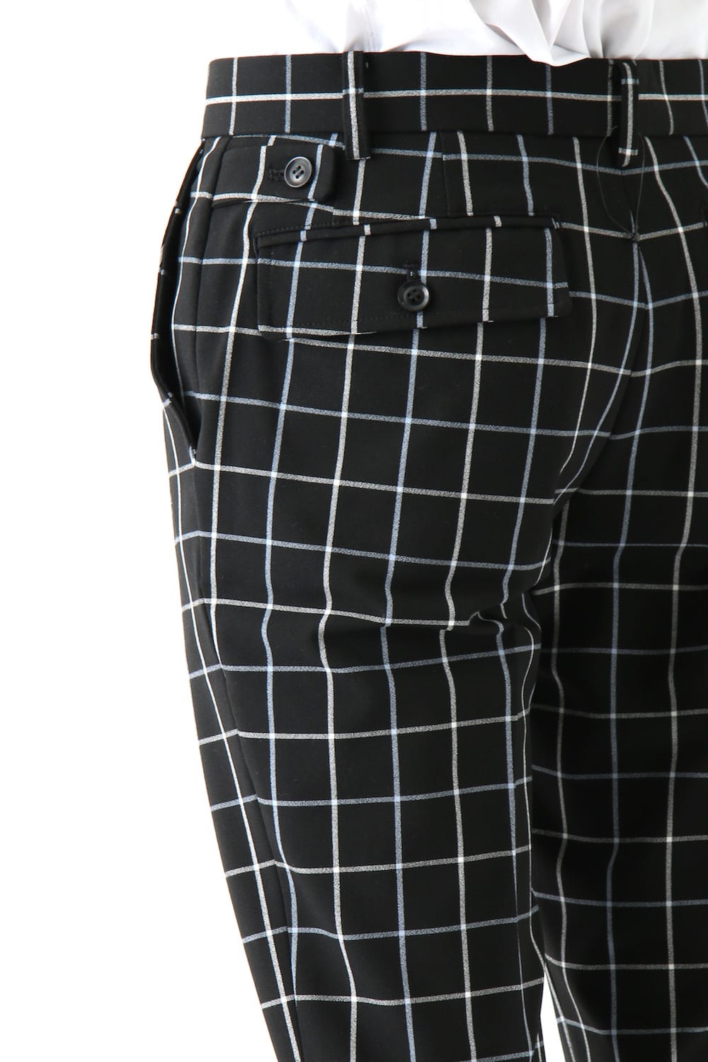 Tattersall Check Stretch Slacks