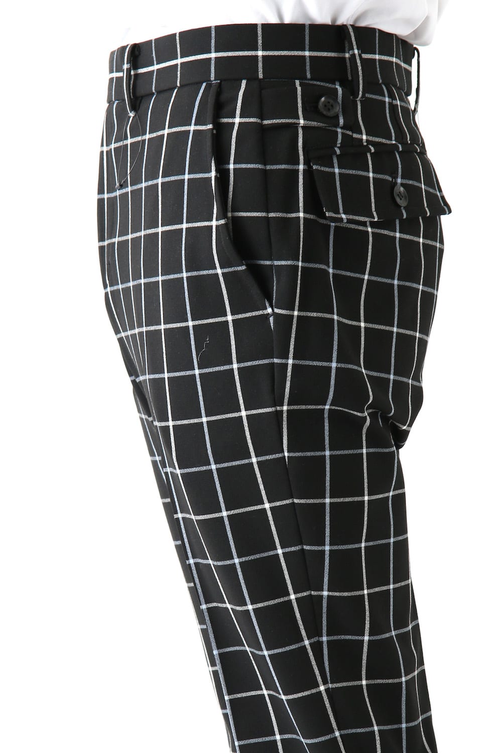 Tattersall Check Stretch Slacks