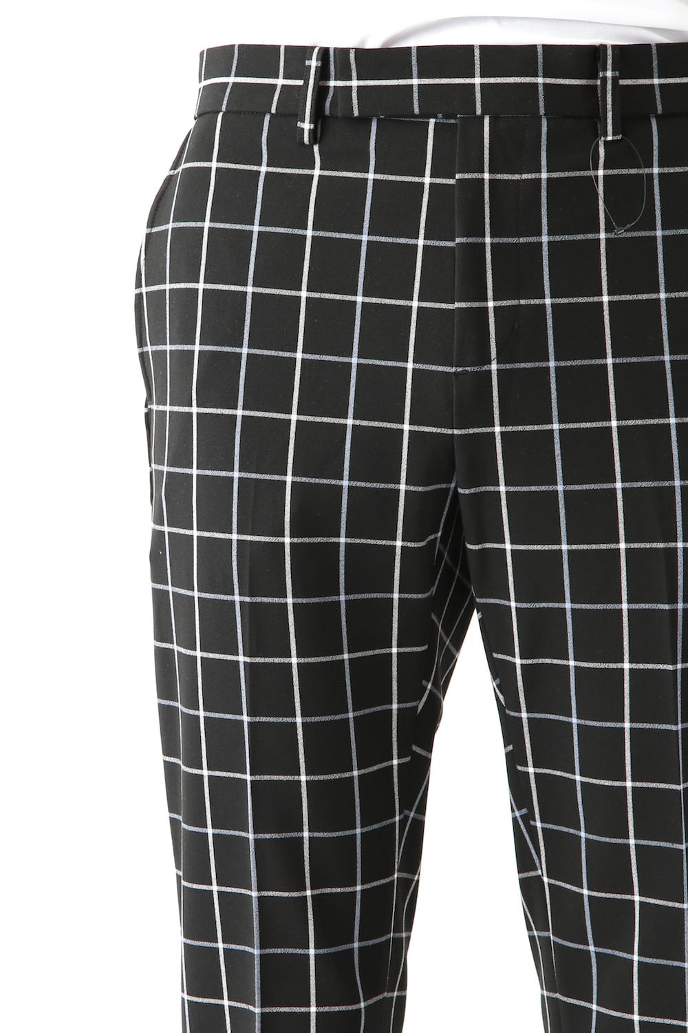 Tattersall Check Stretch Slacks