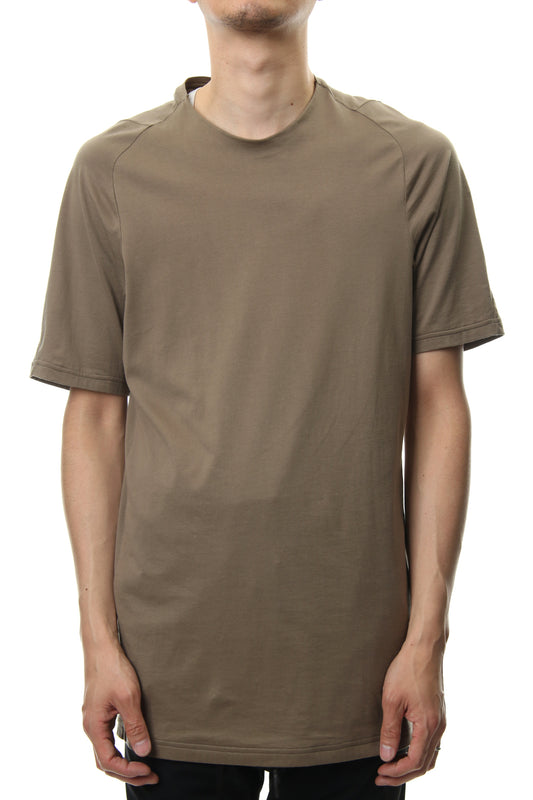 Short sleeve Indian cotton jersey ( SUVIN ) - Desert Gray