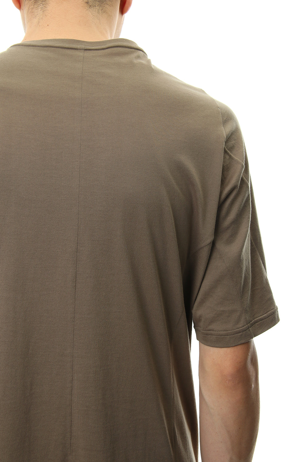 Short sleeve Indian cotton jersey ( SUVIN ) - Desert Gray