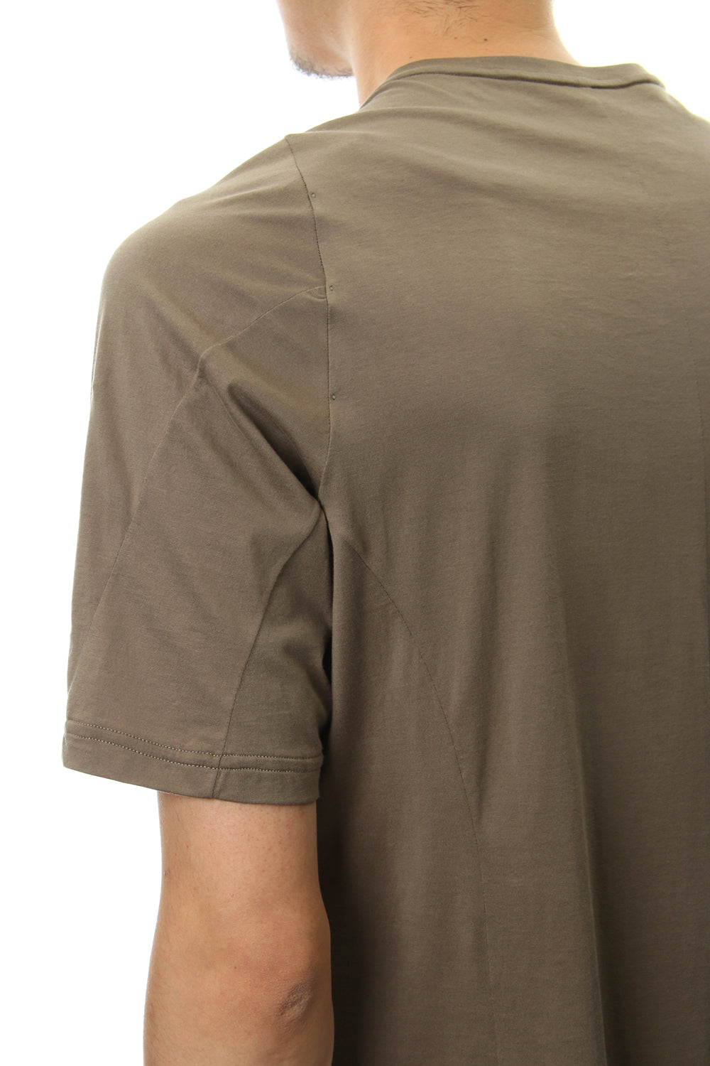 Short sleeve Indian cotton jersey ( SUVIN ) - Desert Gray