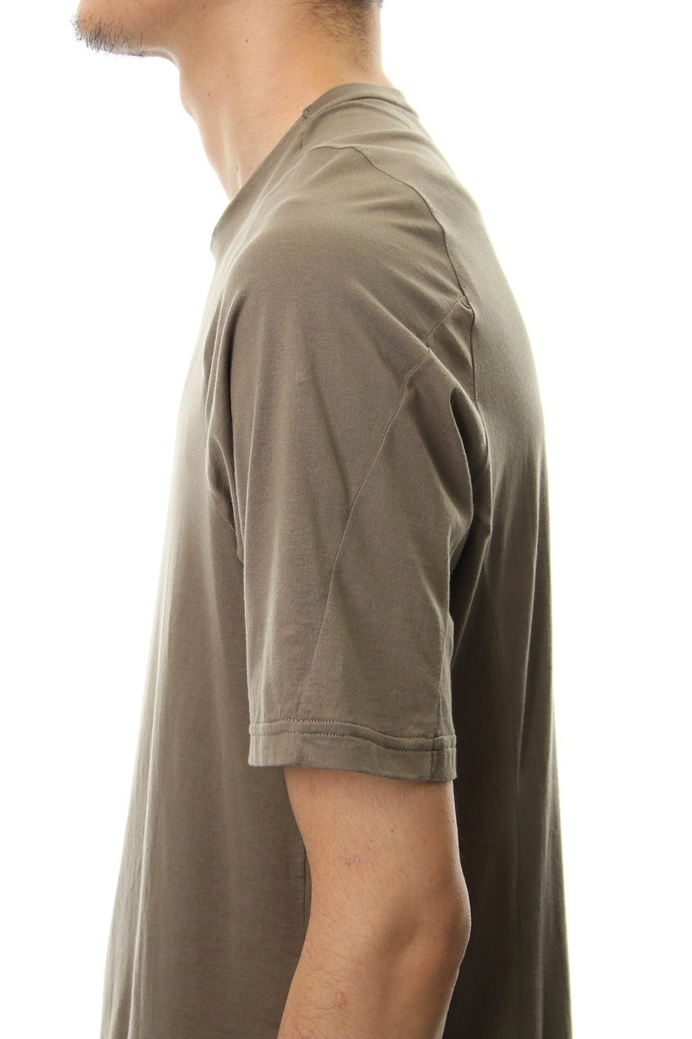 Short sleeve Indian cotton jersey ( SUVIN ) - Desert Gray