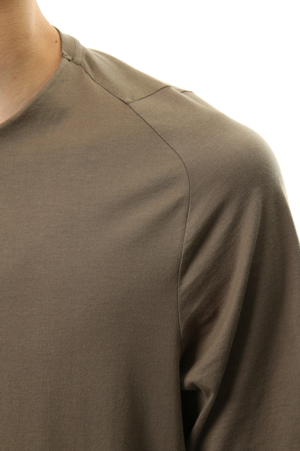 Short sleeve Indian cotton jersey ( SUVIN ) - Desert Gray