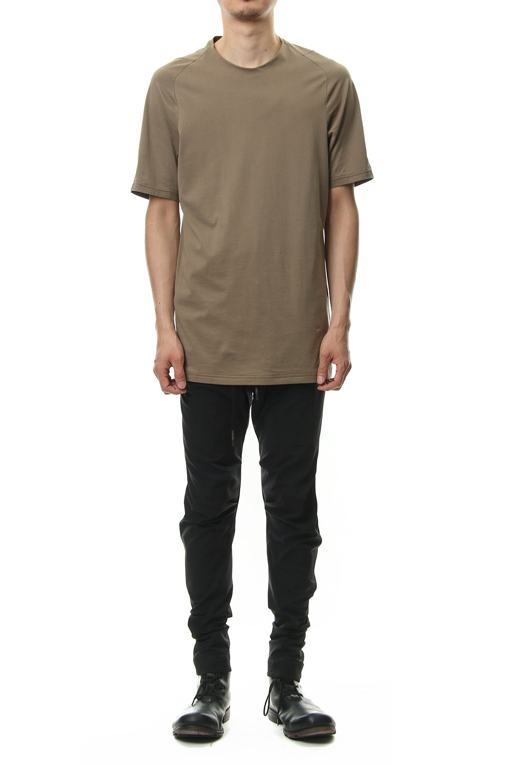 Short sleeve Indian cotton jersey ( SUVIN ) - Desert Gray