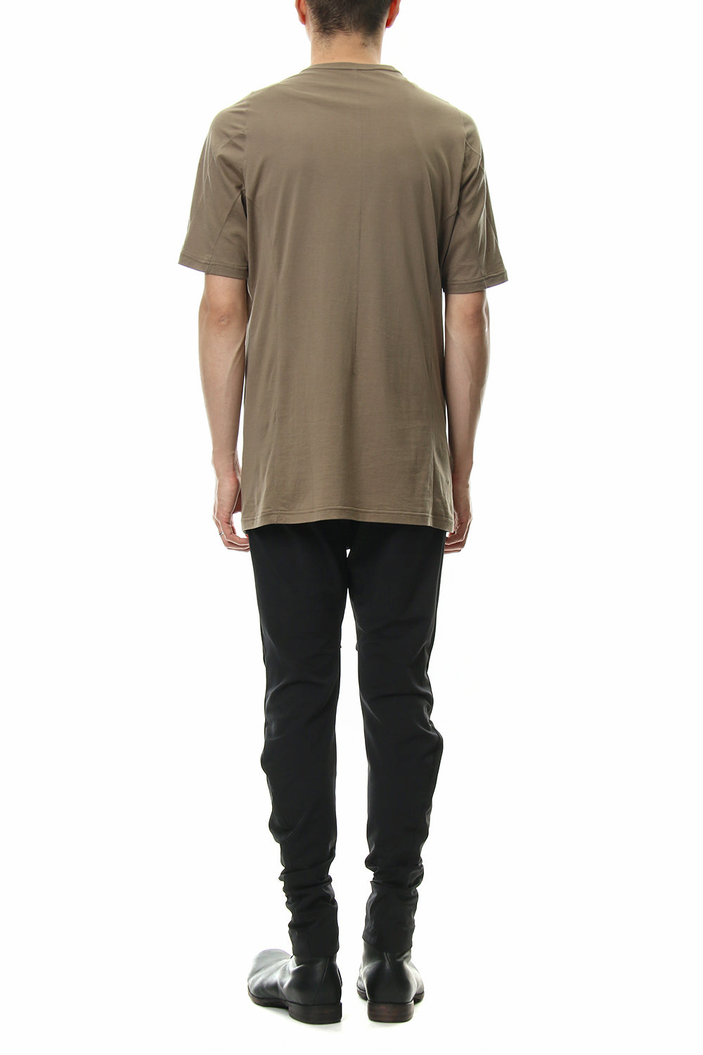 Short sleeve Indian cotton jersey ( SUVIN ) - Desert Gray