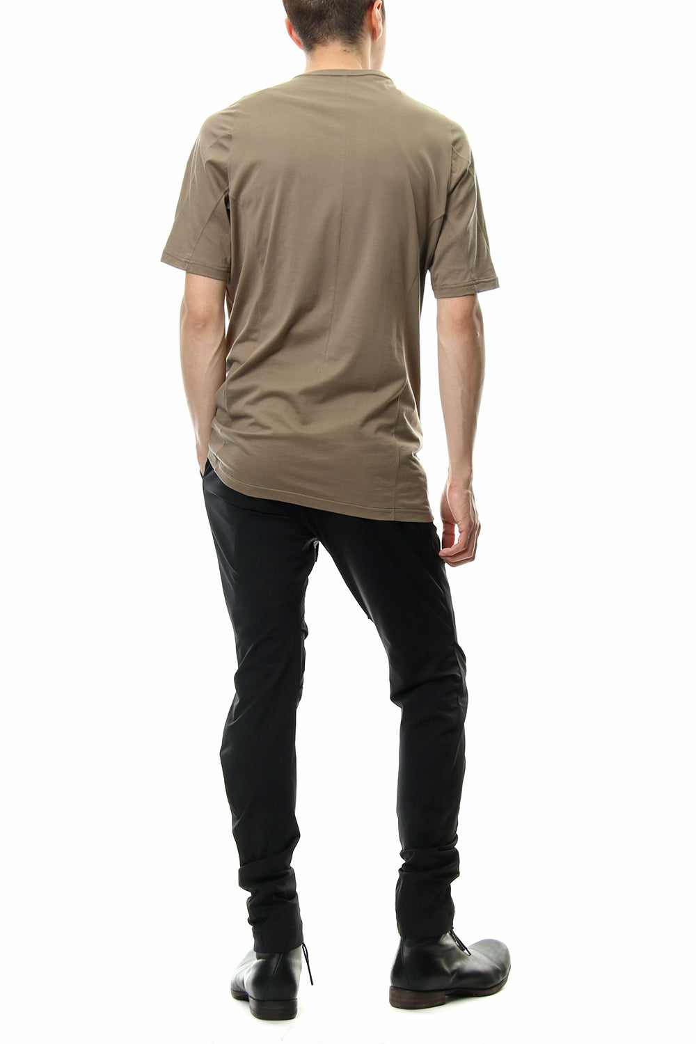 Short sleeve Indian cotton jersey ( SUVIN ) - Desert Gray