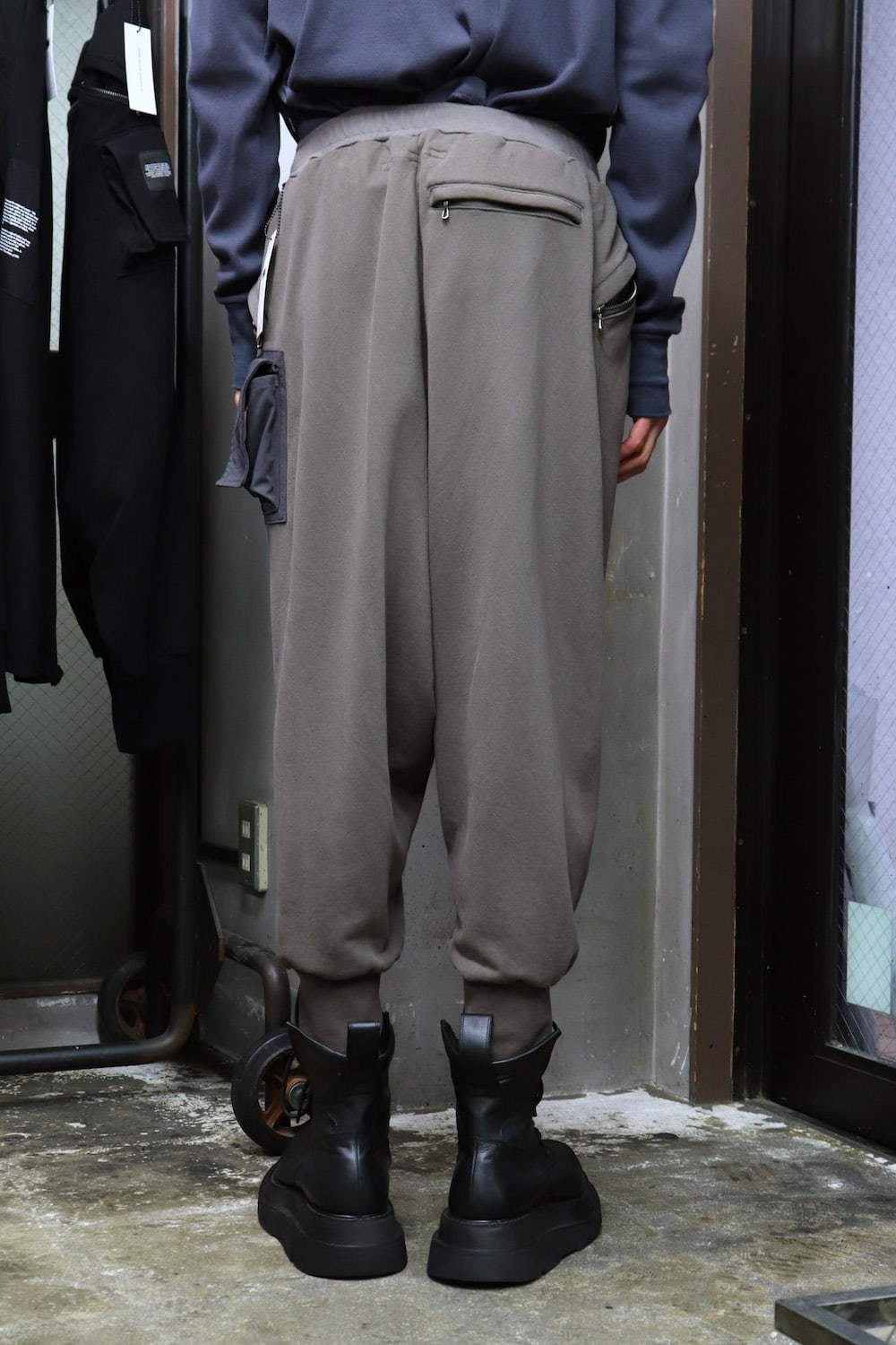 FOLDED BAGGY PANTS Dust